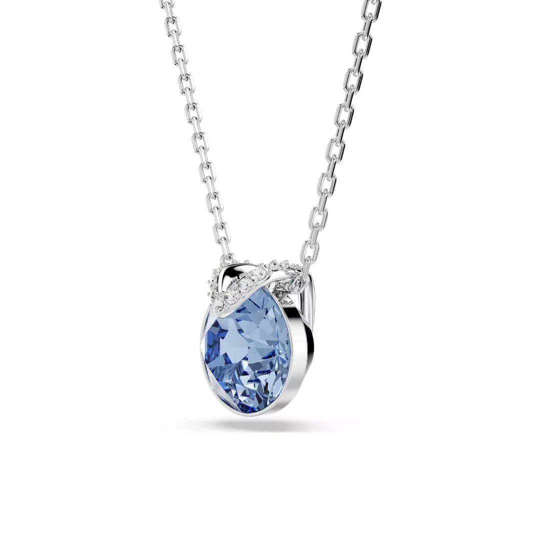 Swarovski Bella V riipus, vaalea metalli ja sininen kristalli 5734232 - Image 2