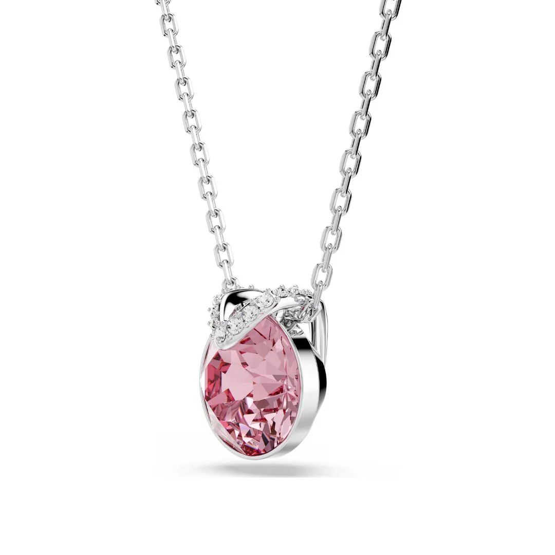 Swarovski Bella V riipus, vaalea metalli ja vaaleanpunainen kristalli 5734230 - Image 3