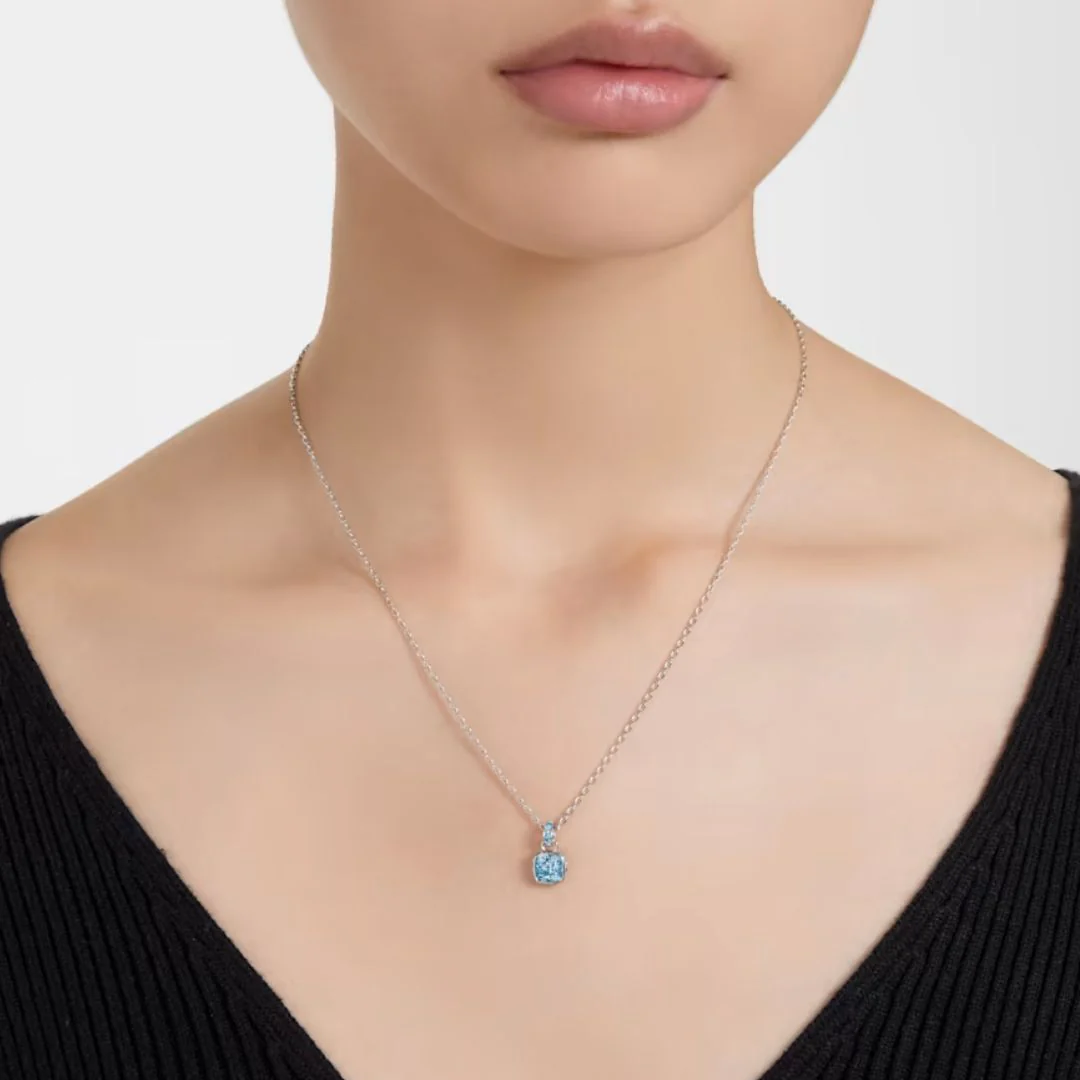 Swarovski Birthstone December riipus, vaalea metalli ja siniset kristallit 5651707 - Image 3