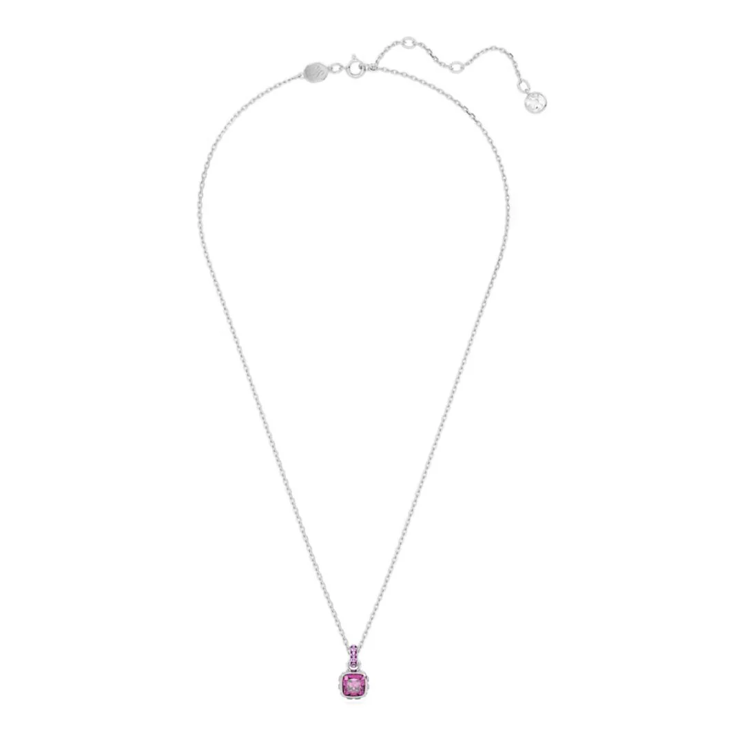 Swarovski Birthstone February riipus, vaalea metalli ja violetit kristallit 5651708 - Image 2