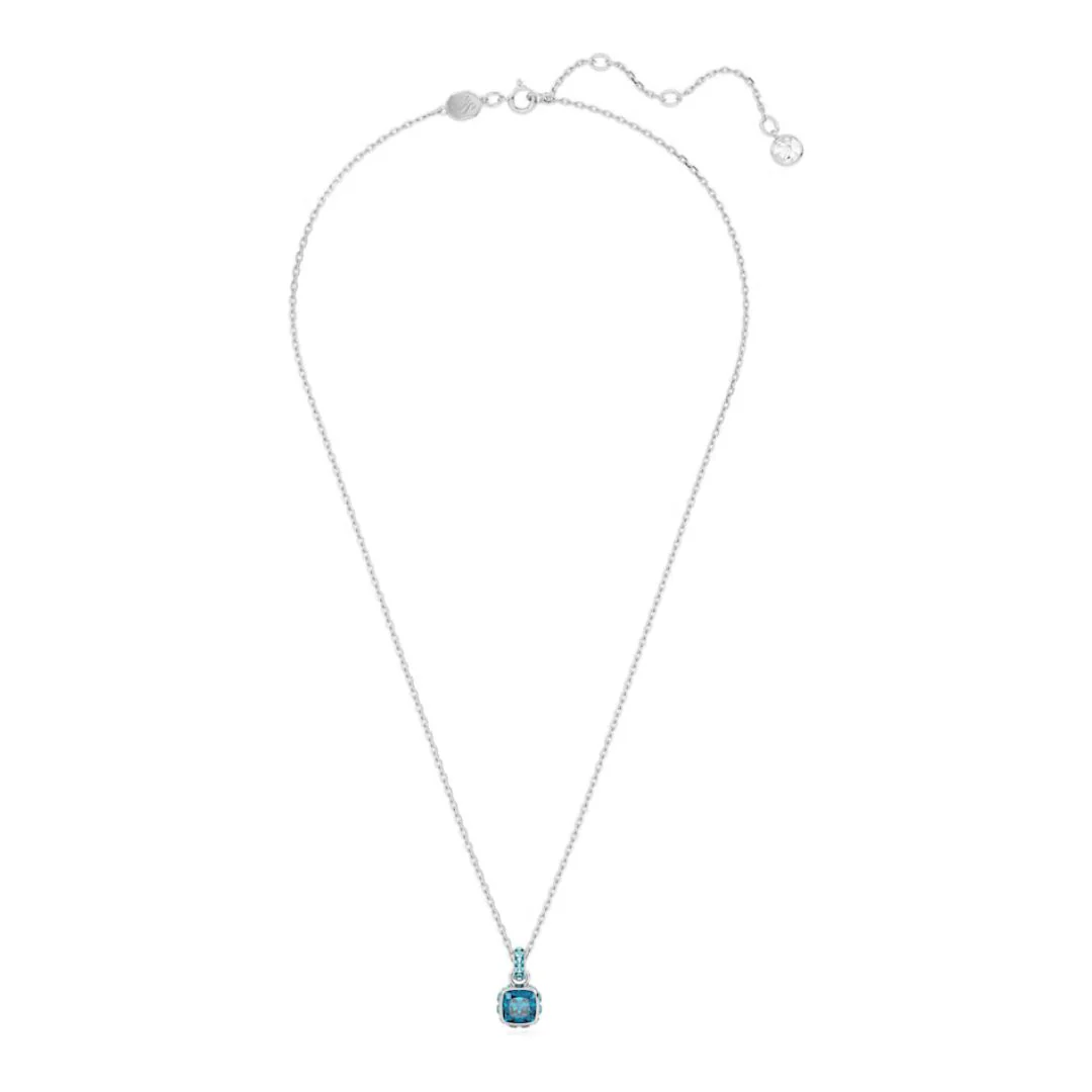 Swarovski Birthstone January riipus, vaalea metalli ja punaiset kristallit 5651709 - Image 3