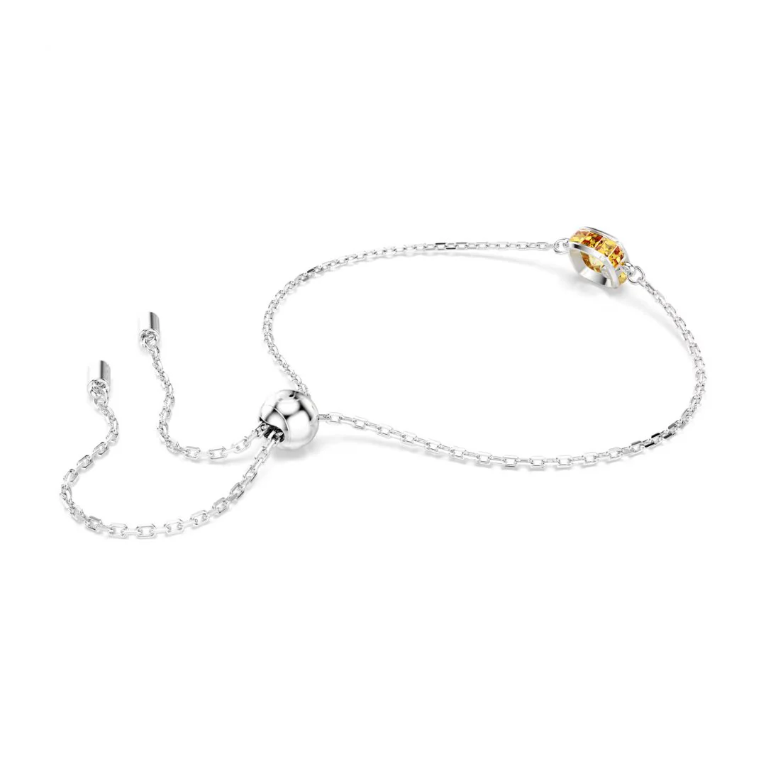 Swarovski Birthstone November rannekoru, vaalea metalli ja keltaiset kristallit 5692884 - Image 2