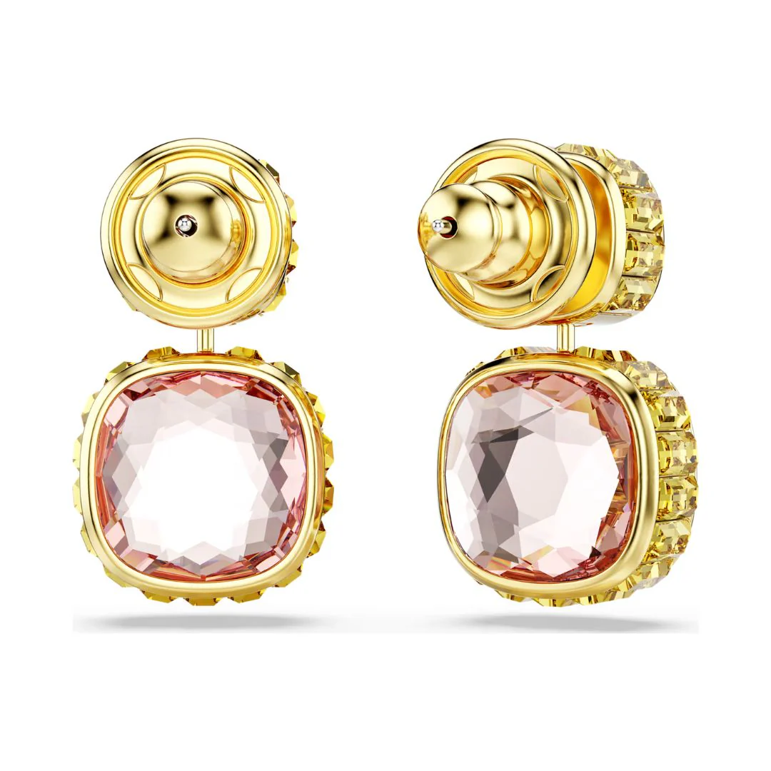 Swarovski Chroma korvakorut, keltakullanväri, eriväriset kristallit, 5692492 - Image 3