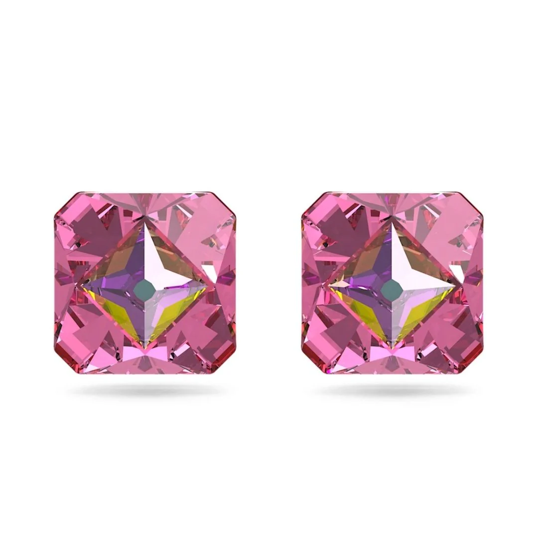 Swarovski Chroma korvakorut pinkeillä kristalleilla