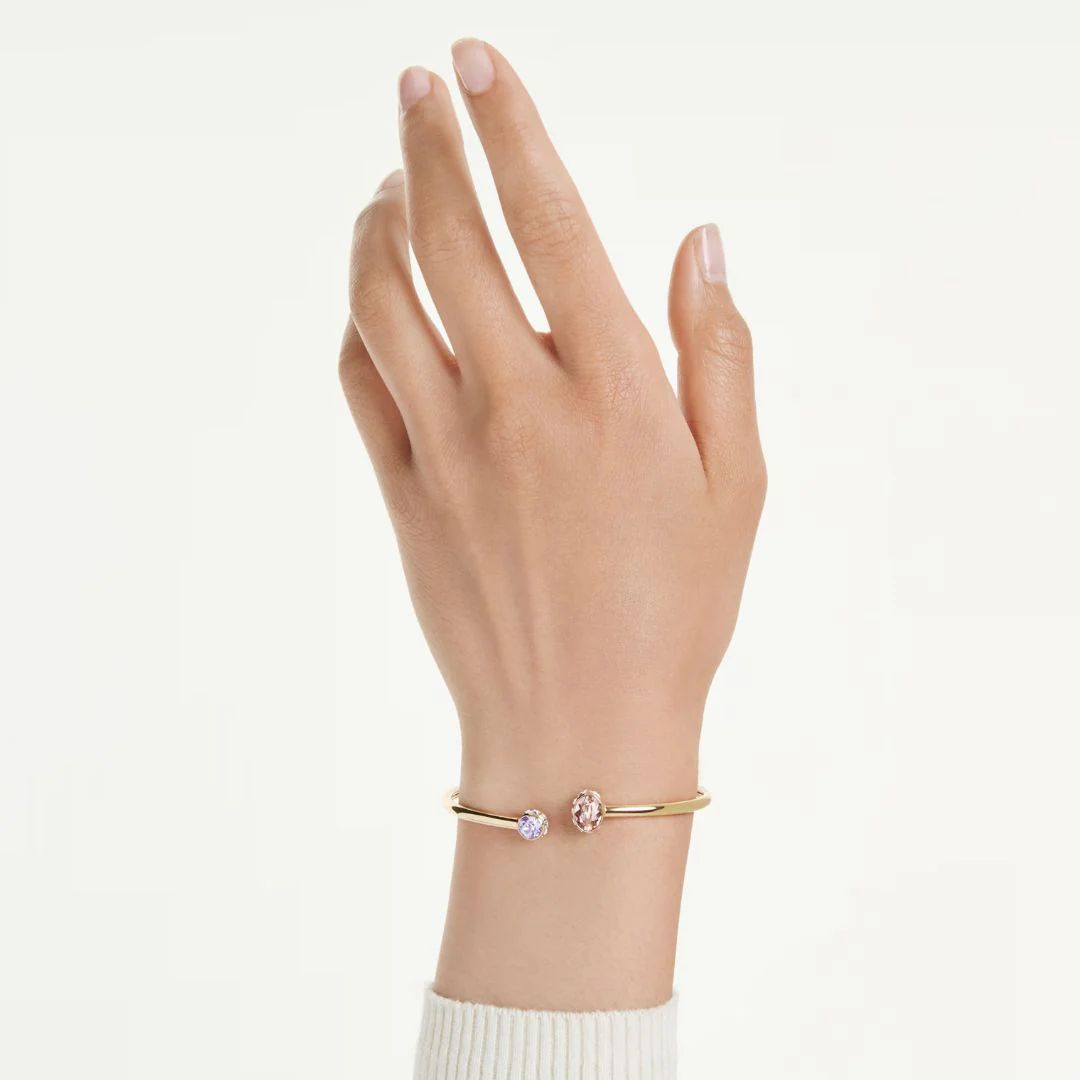 Swarovski Chroma rannerengas, keltakullattu, vaaleanpunainen ja violetti kristalli, 5738475 - Image 2