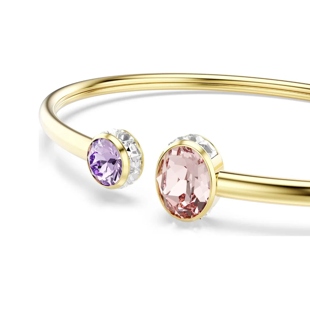 Swarovski Chroma rannerengas, keltakullattu, vaaleanpunainen ja violetti kristalli, 5738475 - Image 3