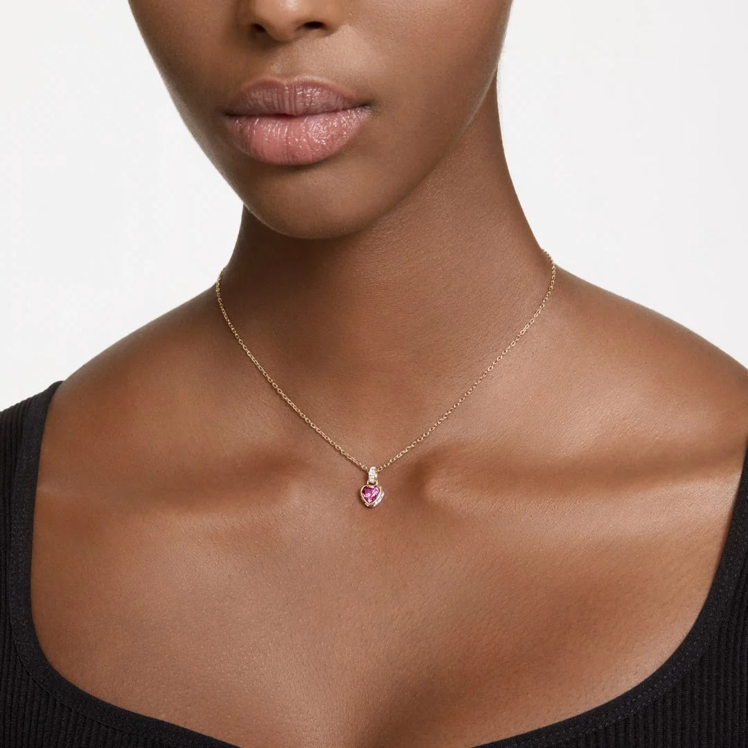 Swarovski Chroma riipus keltakullanväri ja punainen kristalli, 5648750 - Image 4