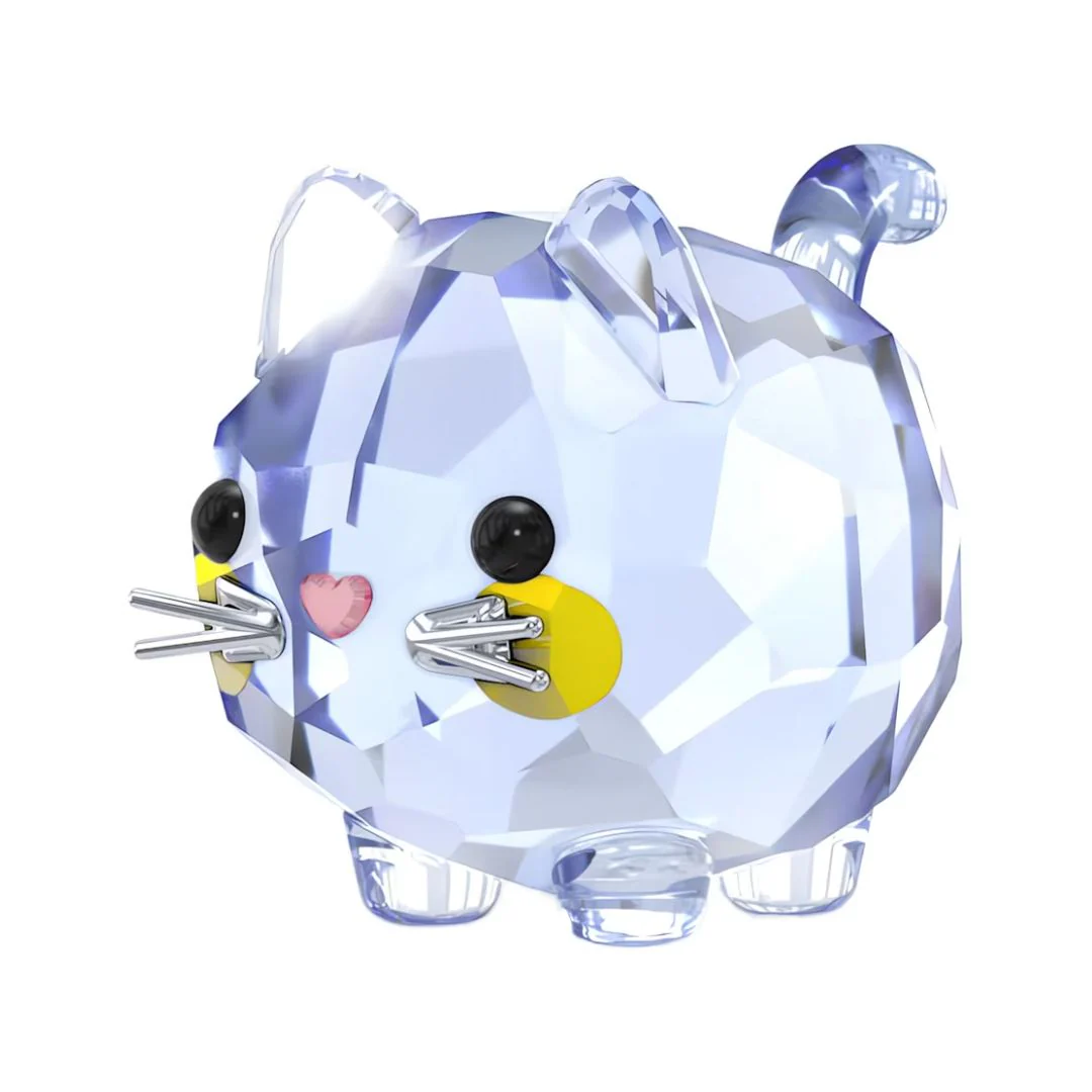 Swarovski Chuppy Cats Blue Cat -kristallifiguuri 5658328 - Image 2