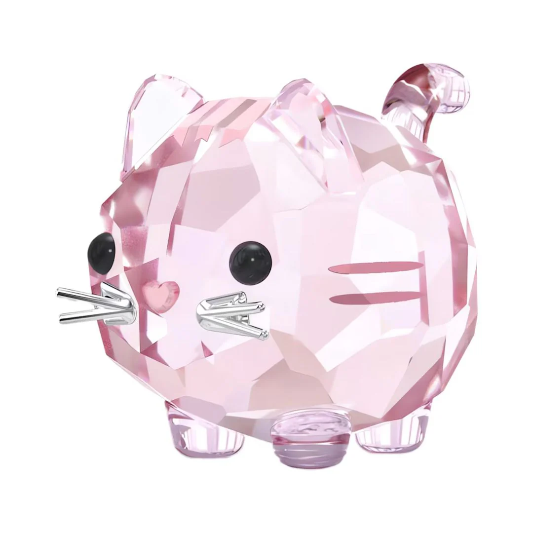 Swarovski Chuppy Cats Pink Cat -kristallifiguuri 5658317 - Image 2