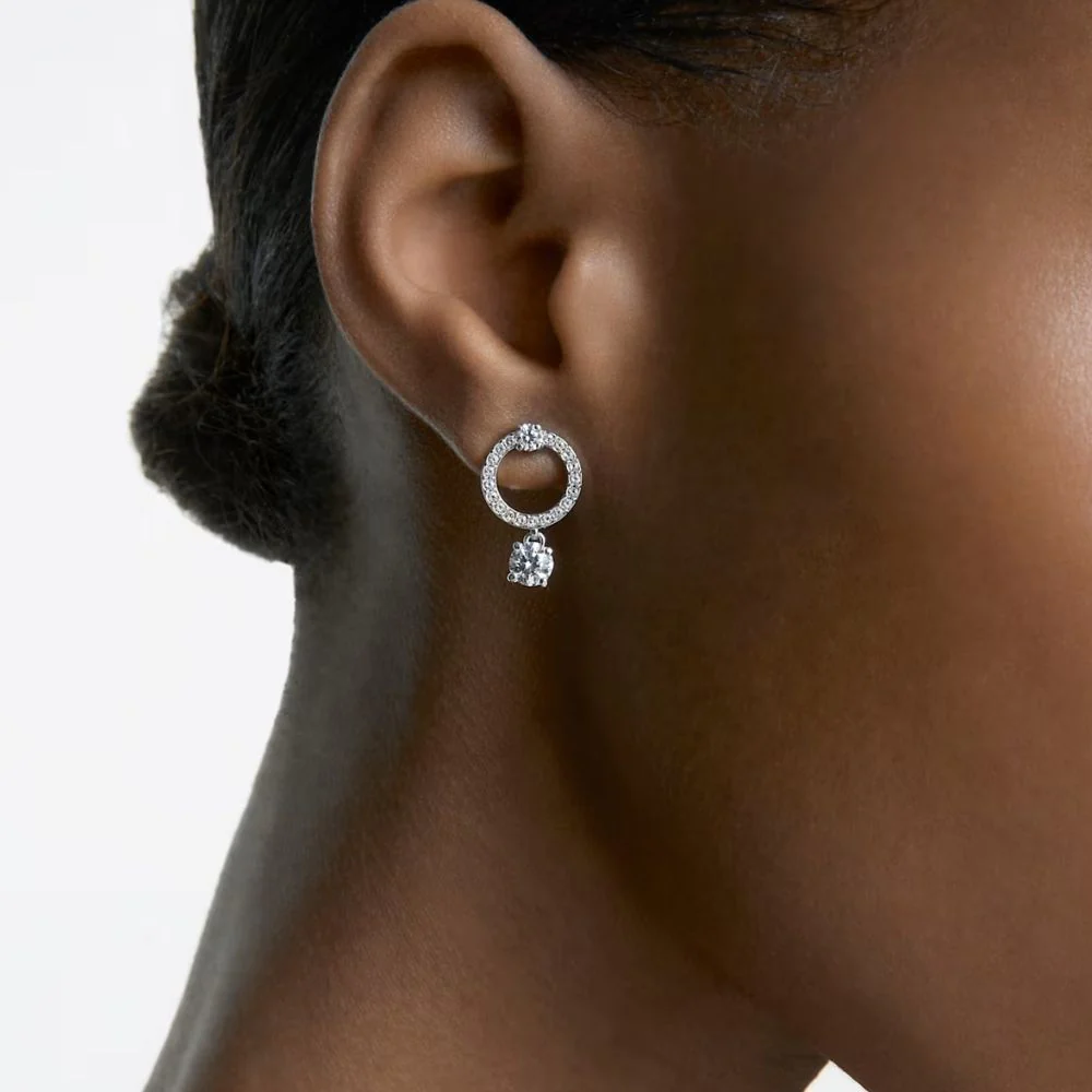 Swarovski Constella Circle korvakorut, kirkkaat kivet, 5563278 - Image 4
