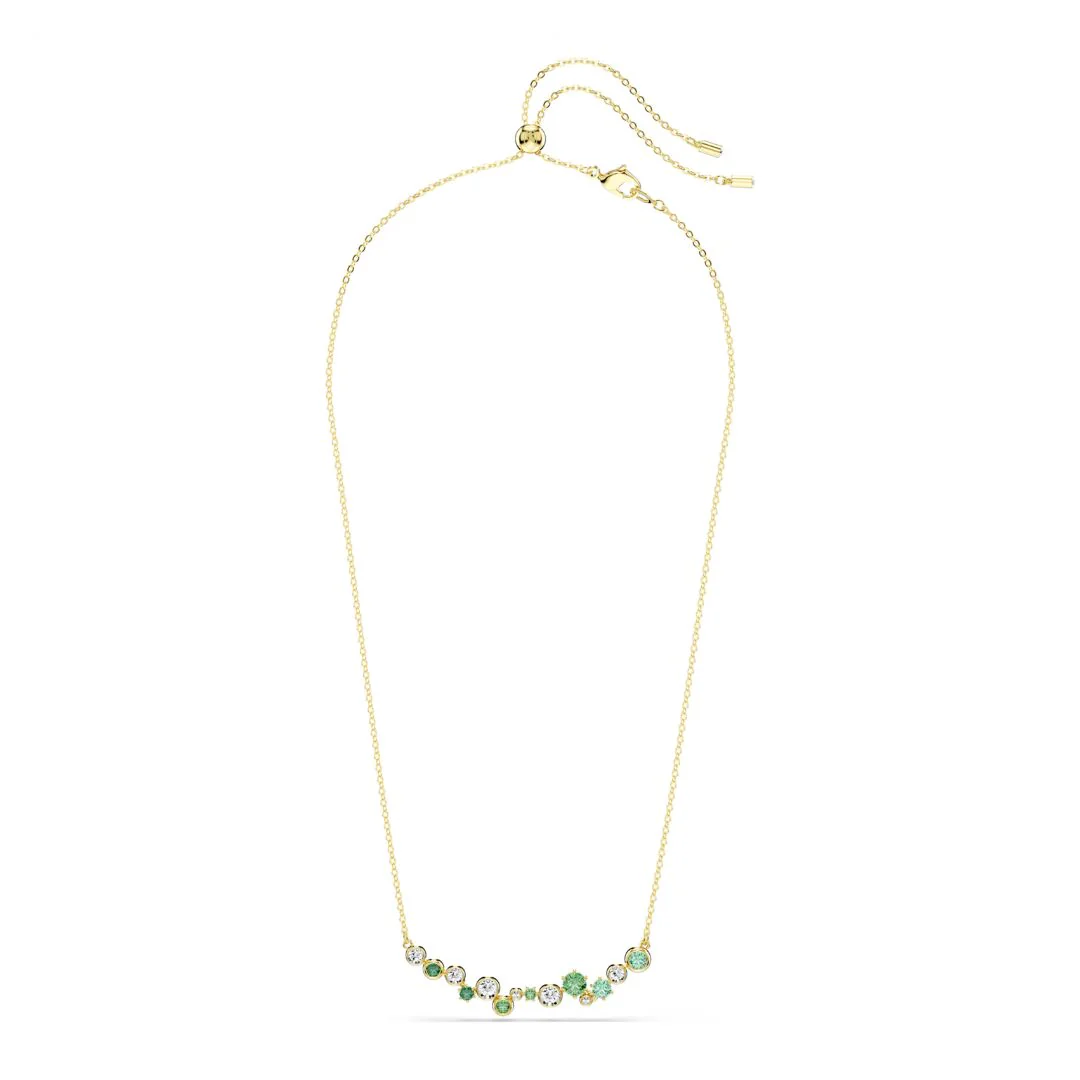 Swarovski Constella kaulakoru, keltakullanväri ja vihreät kristallit, 5732247 - Image 5