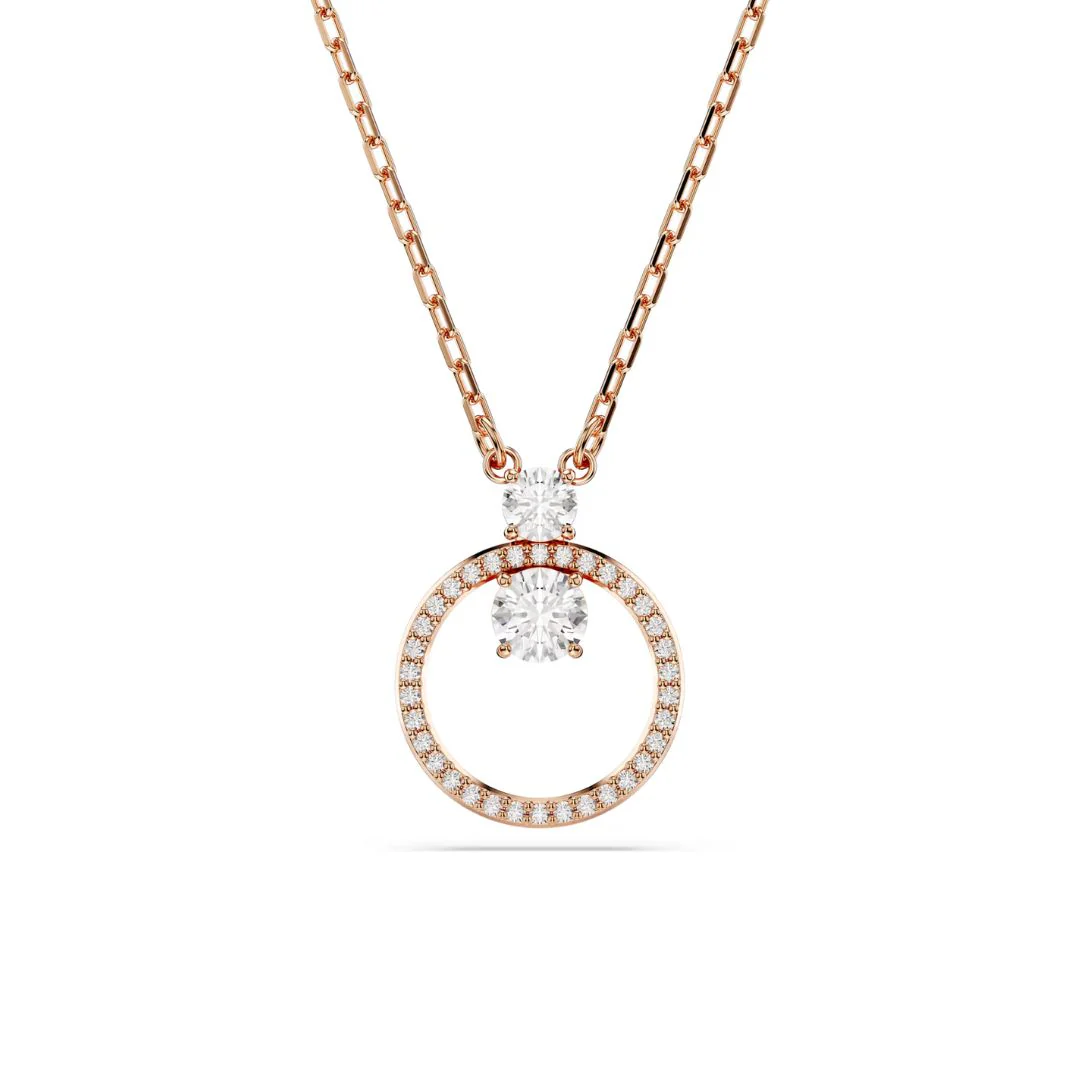 Swarovski Constella riipus, ruusukullanväri ja kirkkaat kristallit 5692266