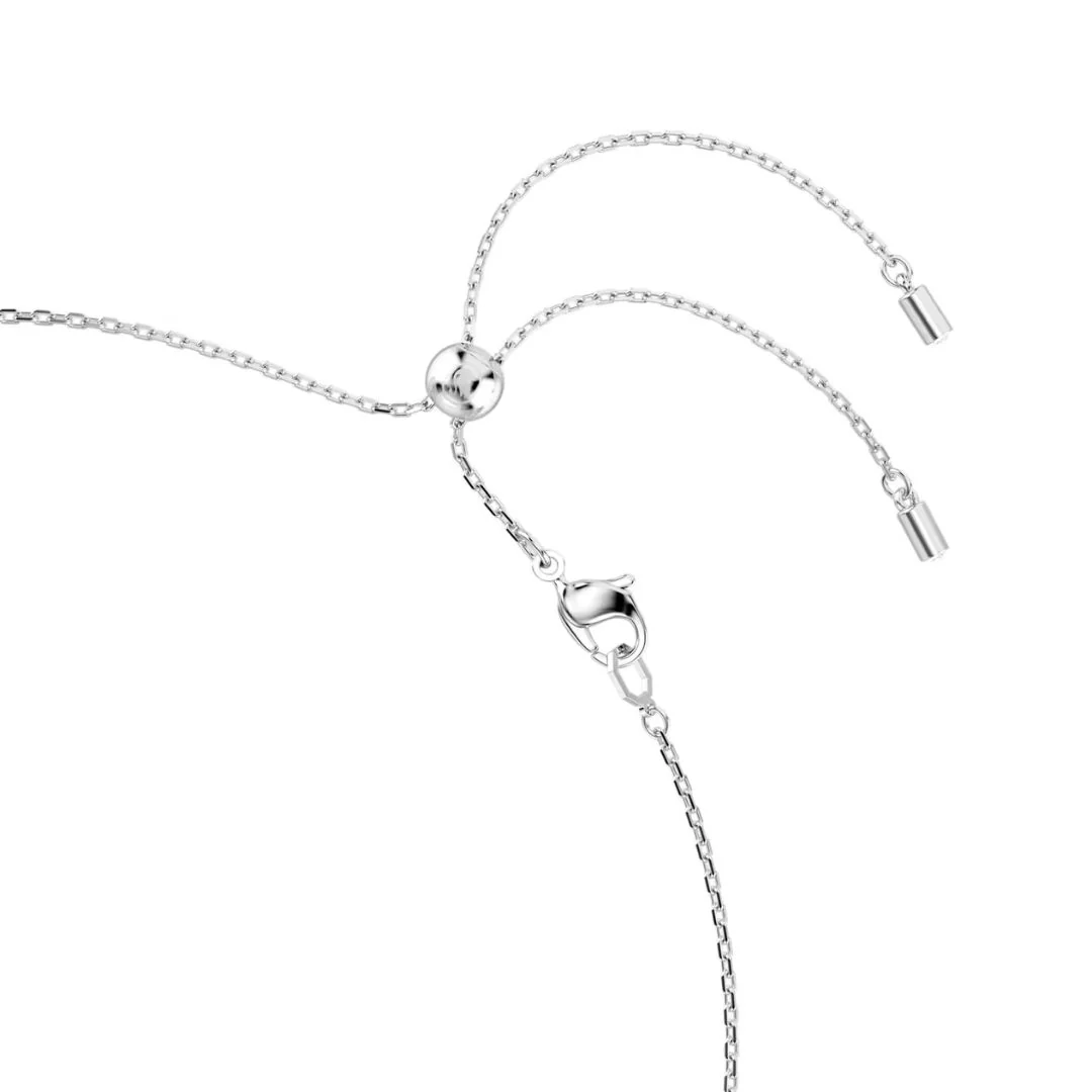 Swarovski Constella kaulakoru, vaalea metalli, kirkkaat kristallit ja valkoiset helmet, 5705626 - Image 4