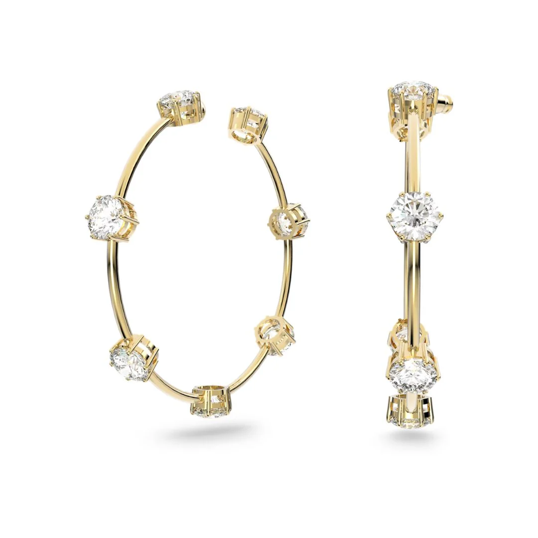 Swarovski Constella korvakorut, keltakullan väriset