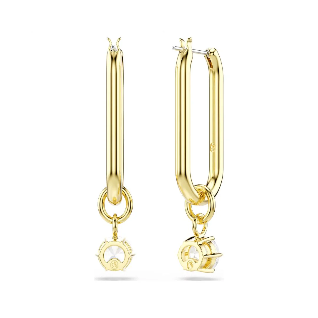 Swarovski Constella korvakorut, keltakullattu ja kirkkaat zirkonit, 5728587 - Image 4
