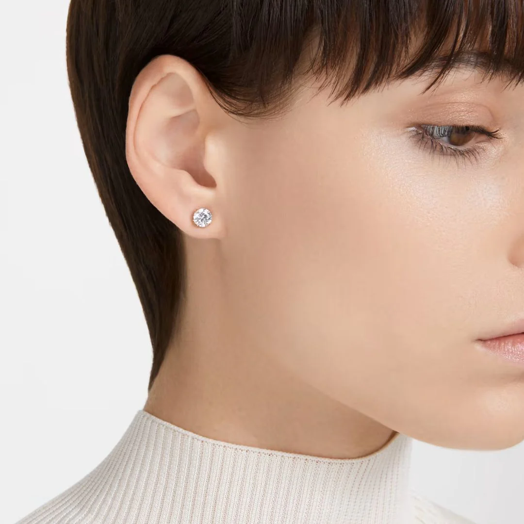Swarovski Constella korvakorut, rosekullan sävy - Image 2