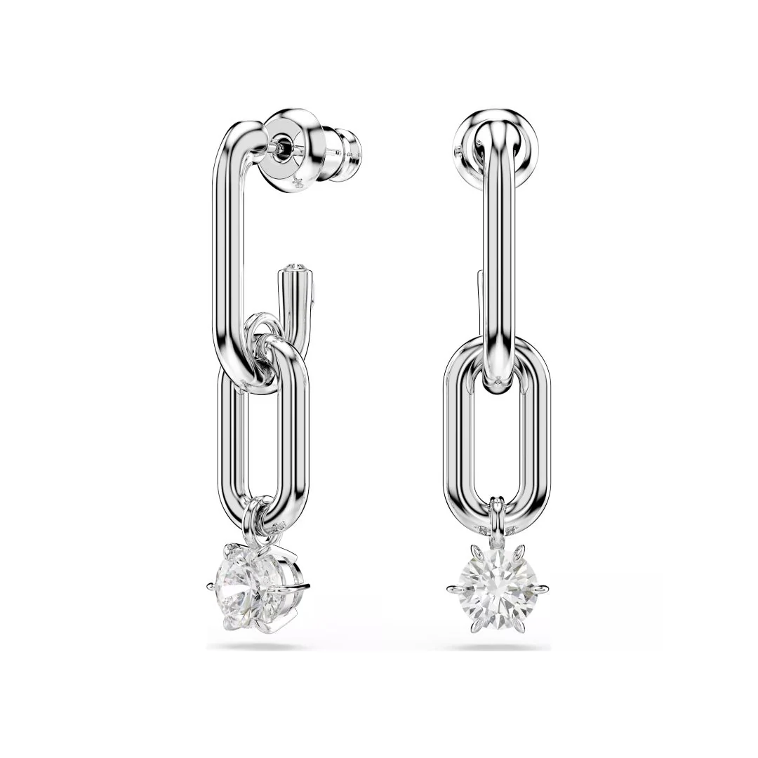 Swarovski Constella korvakorut, vaalea metalli ja kirkkaat kristallit 5728584
