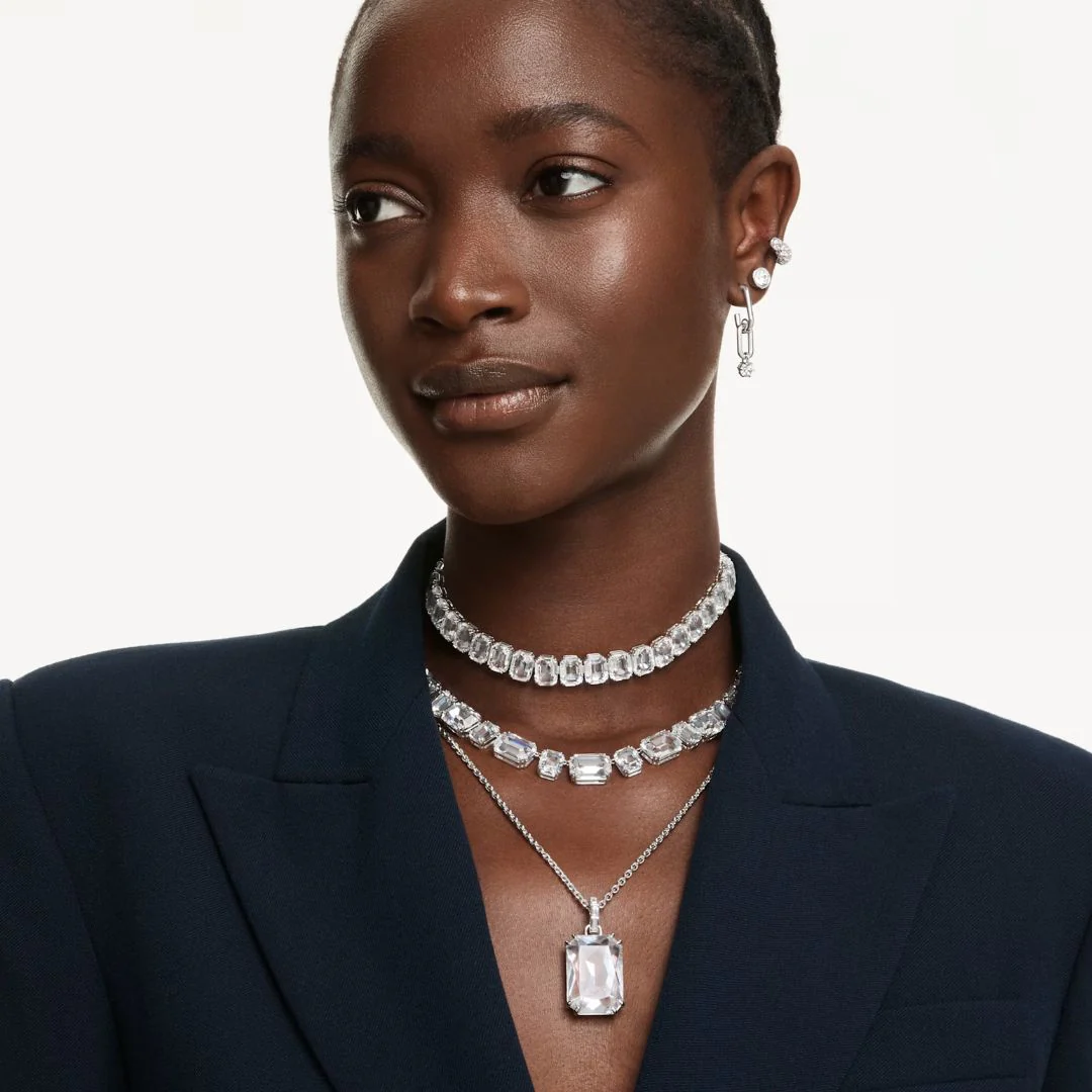 Swarovski Constella korvakorut, vaalea metalli ja kirkkaat kristallit 5728584 - Image 3