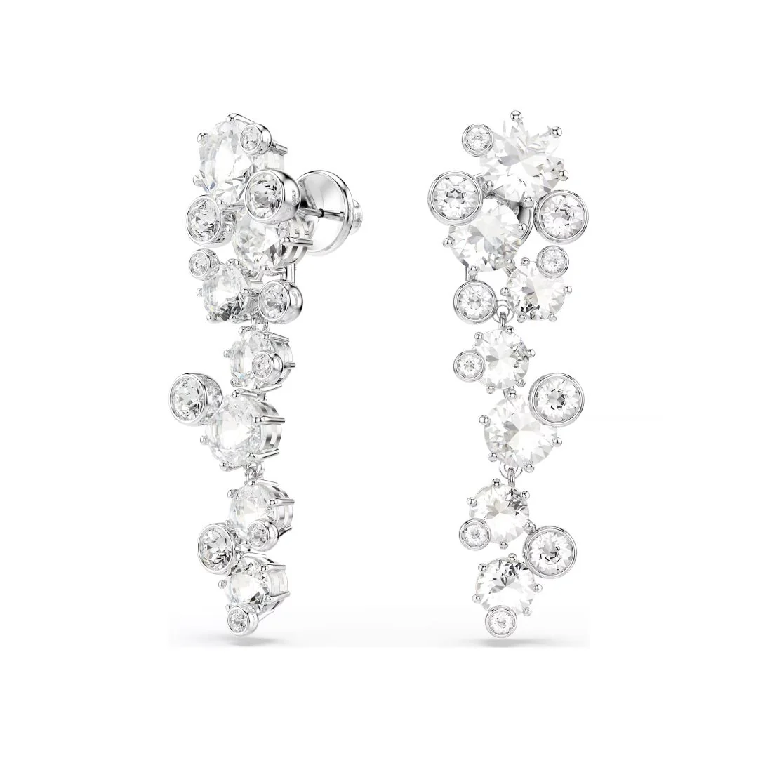 Swarovski Constella korvakorut, vaalea metalli ja kirkkaat kristallit, 5732252