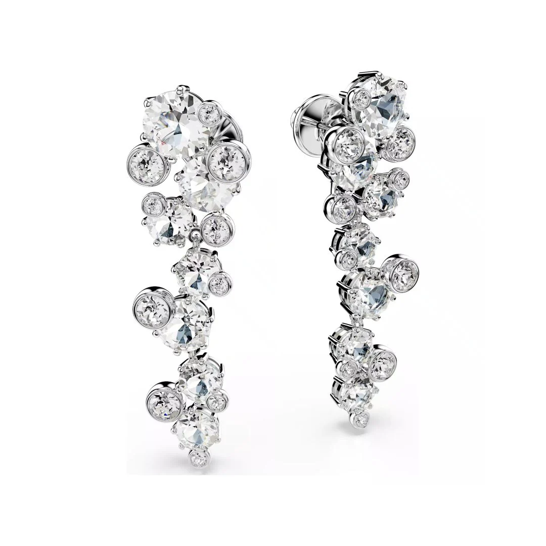 Swarovski Constella korvakorut, vaalea metalli ja kirkkaat kristallit, 5732252 - Image 2