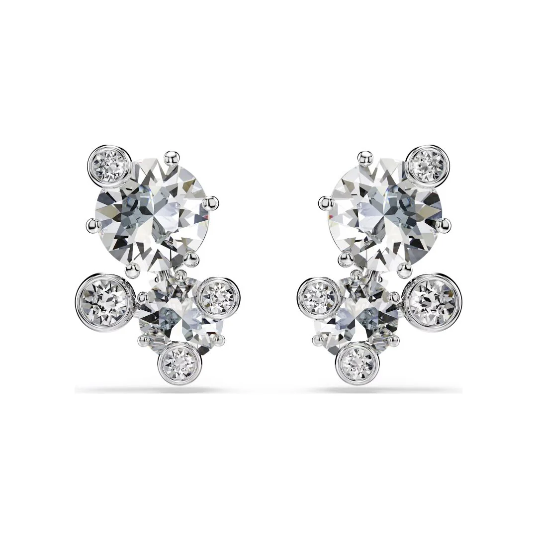 Swarovski Constella korvakorut, vaalea metalli ja kirkkaat kristallit, 5732253