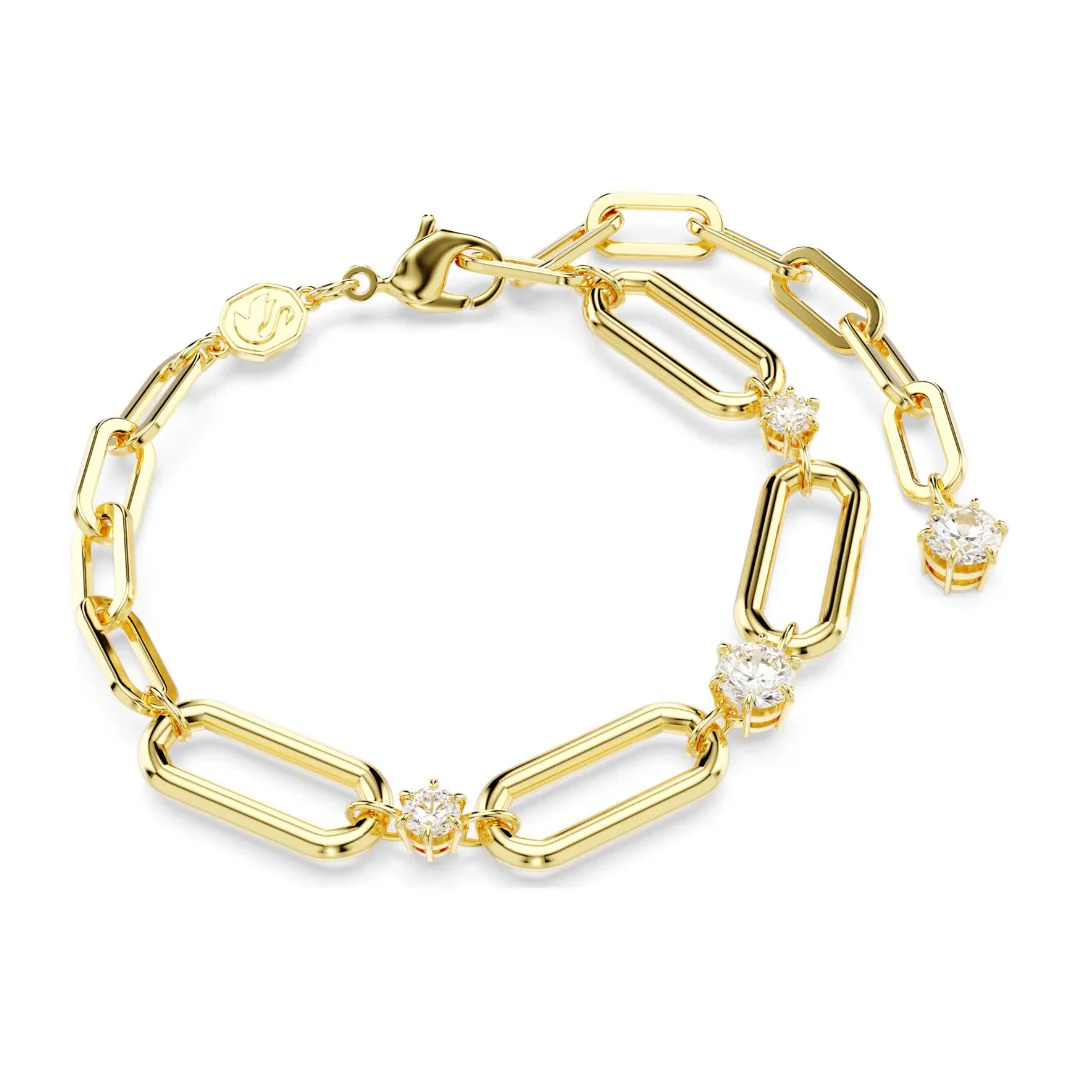Swarovski Constella rannekoru, keltakullanväri ja kirkkaat kristallit, 5683359