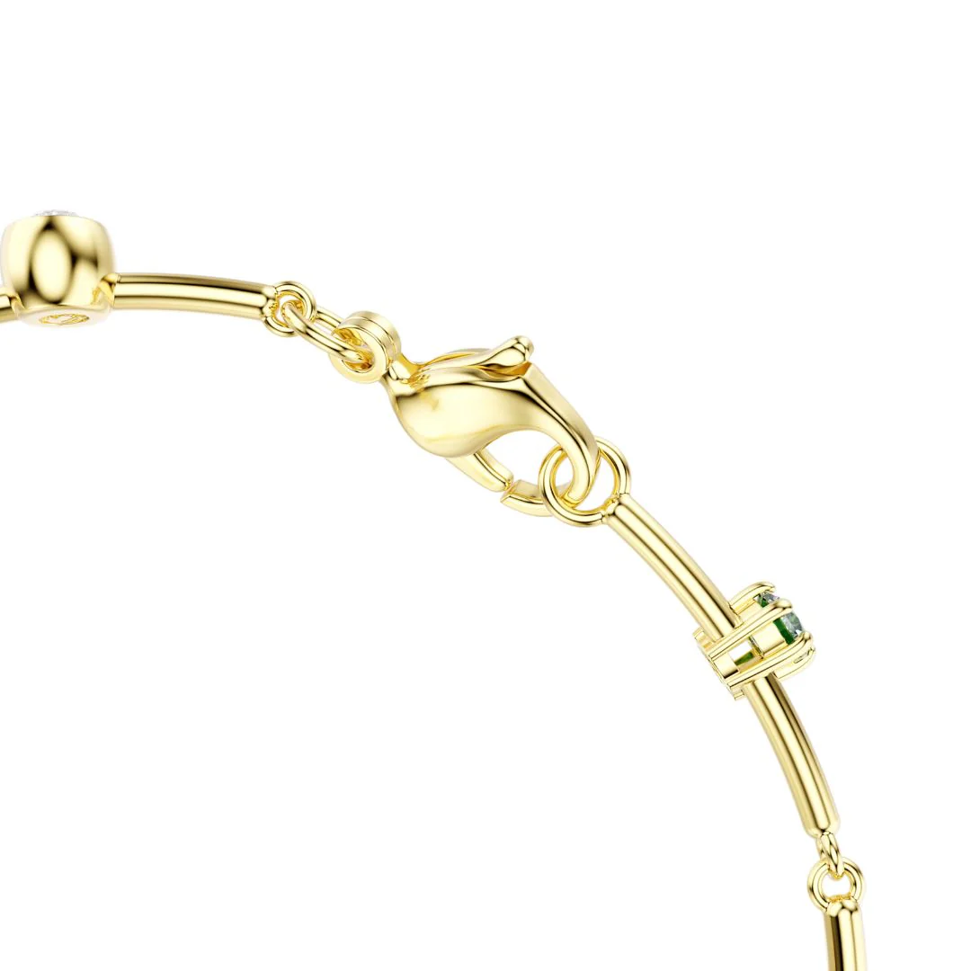 Swarovski Constella rannekoru, keltakullanväri ja vihreät kristallit, 5722478 - Image 5
