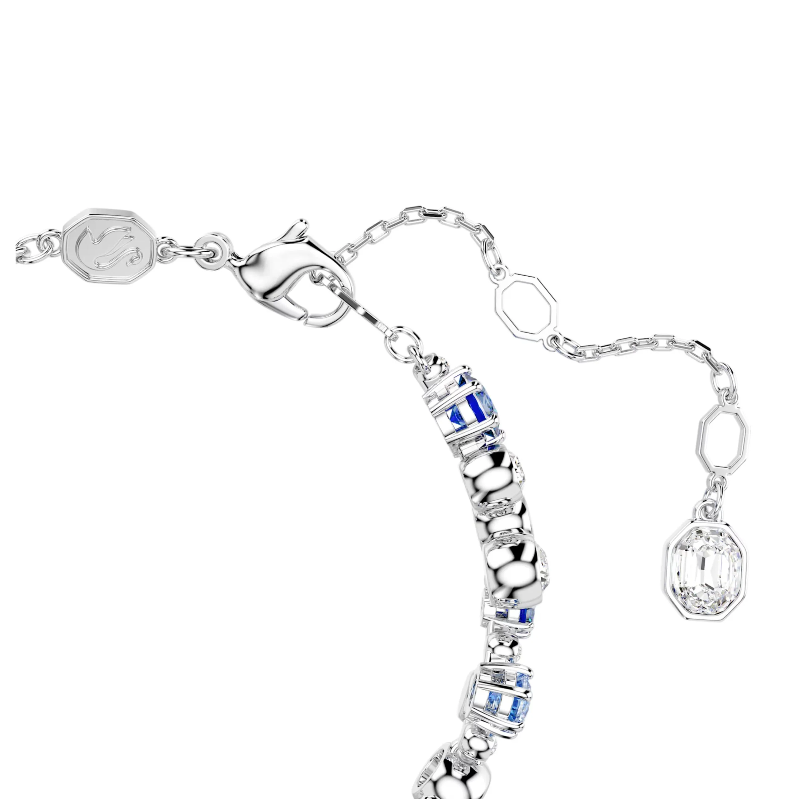 Swarovski Constella rannekoru, vaalea metalli, kirkkaat ja siniset kristallit 5722479 - Image 4