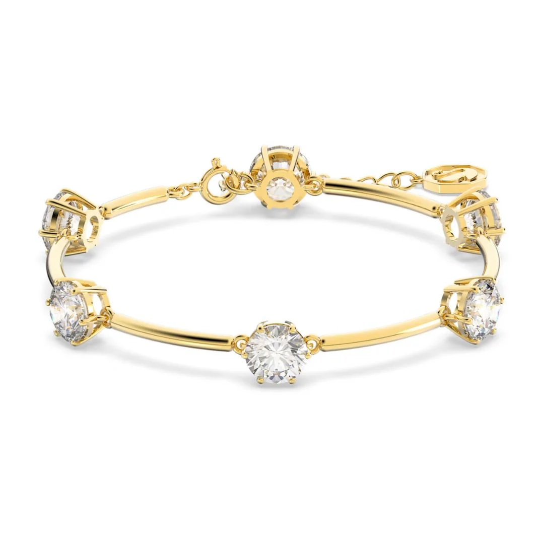 Swarovski Constella rannerengas, keltakullan värinen