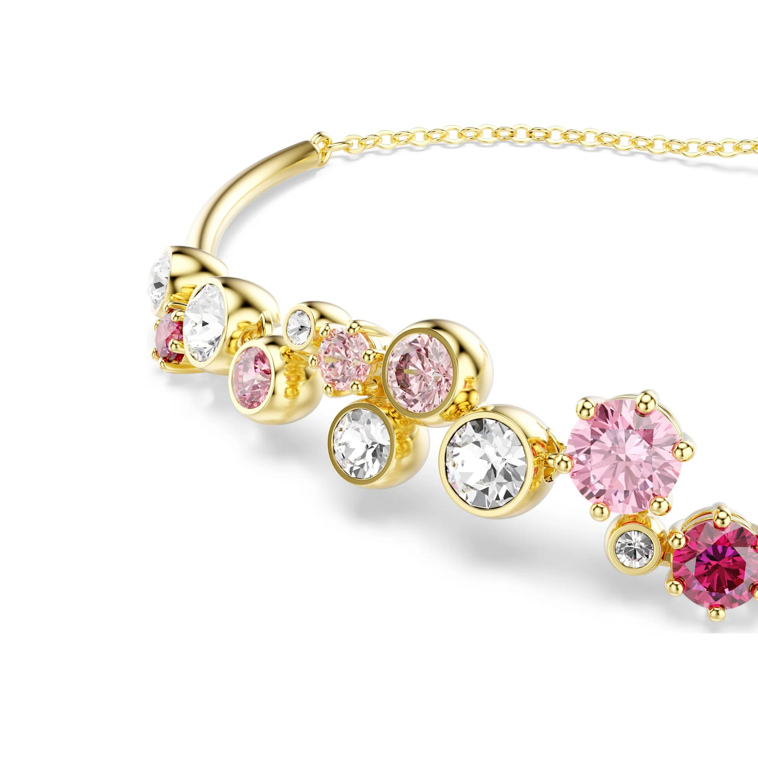 Swarovski Constella rannerengas, keltakullanväri ja pinkit kristallit, 5722476 - Image 2