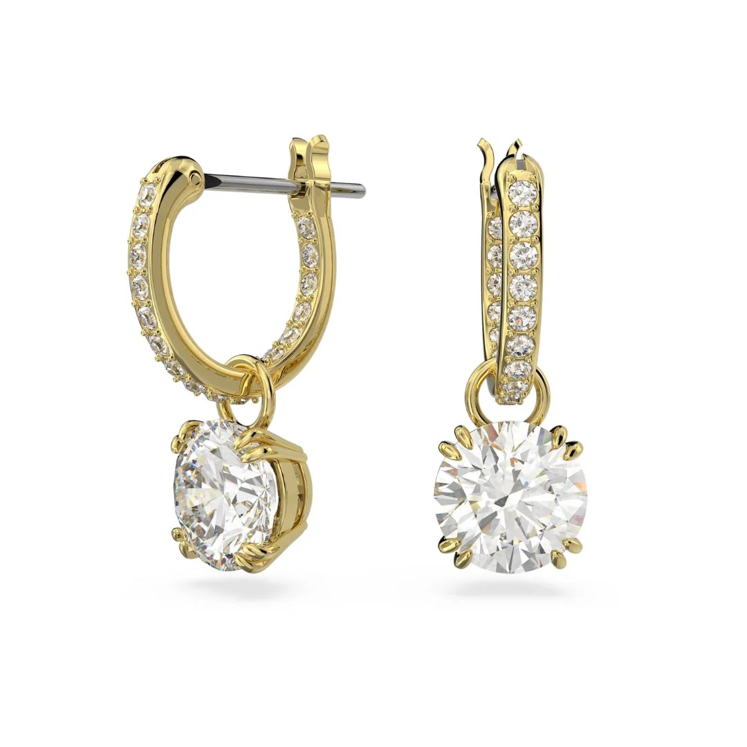 Swarovski Constella rengaskorvakorut, keltakullan värinen
