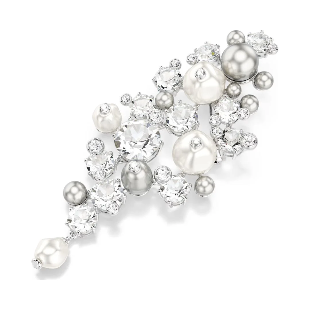Swarovski Constella rintakoru, vaalea metalli kirkkailla kristalleilla 5722516 - Image 3