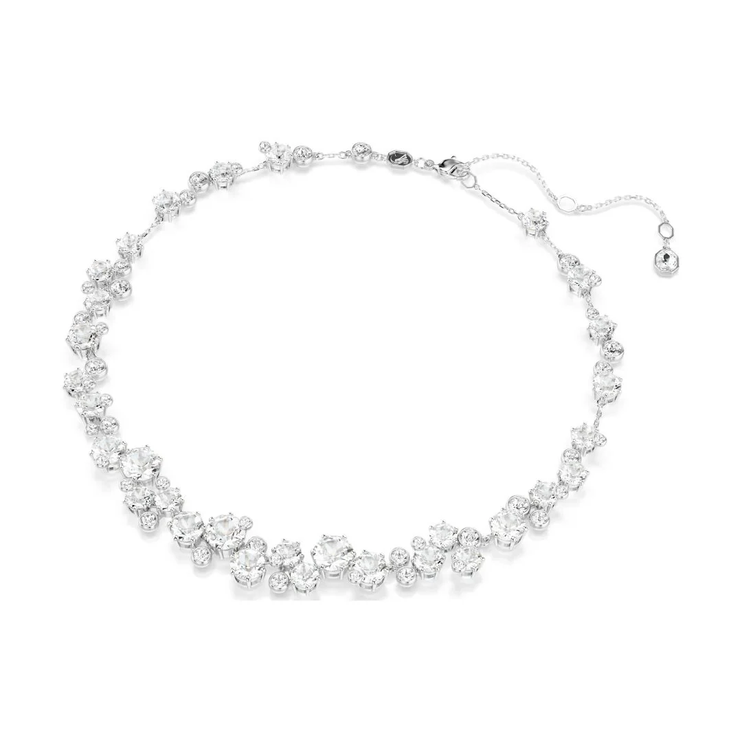 Swarovski Constella lahjasetti, kaulakoru, rannekoru ja korvakorut, vaalea metalli ja kirkkaat kristallit 5738285 - Image 3