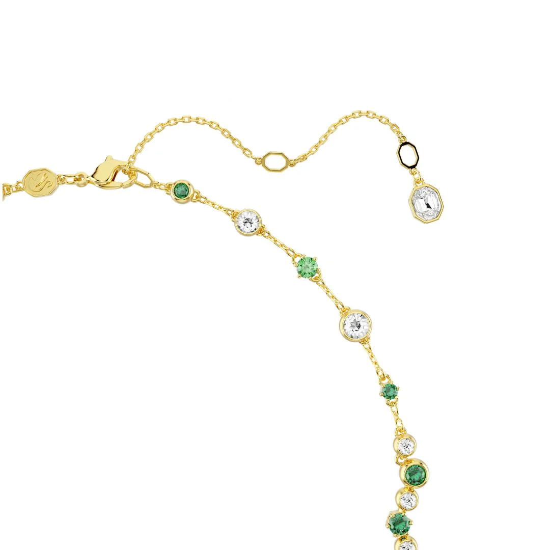 Swarovski Constella Y kaulakoru, keltakullanväri ja vihreät kristallit, 5722474 - Image 5