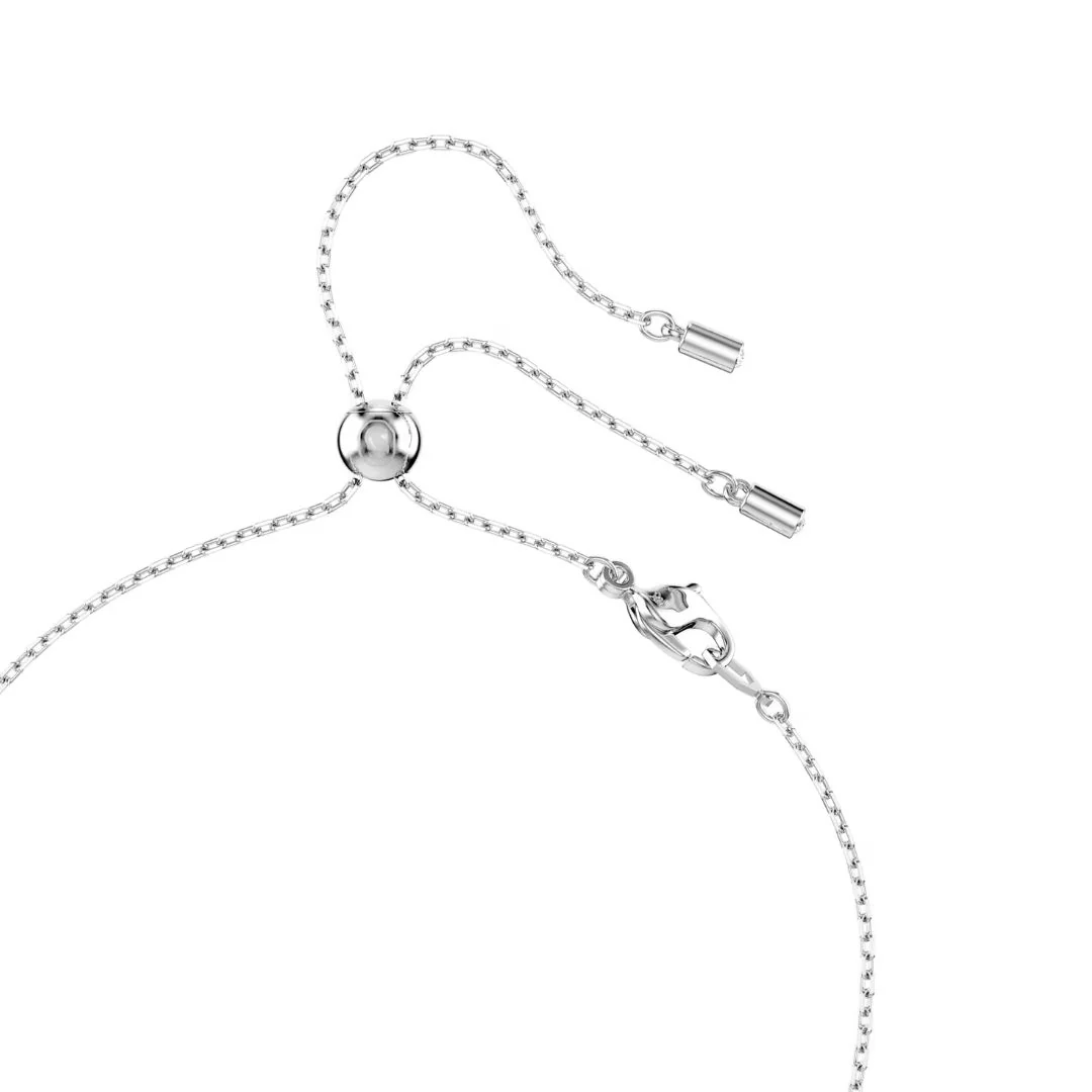 Swarovski Constella Y kaulakoru, vaalea metalli, kirkkaat kristallit ja valkoiset helmet, 5711830 - Image 4