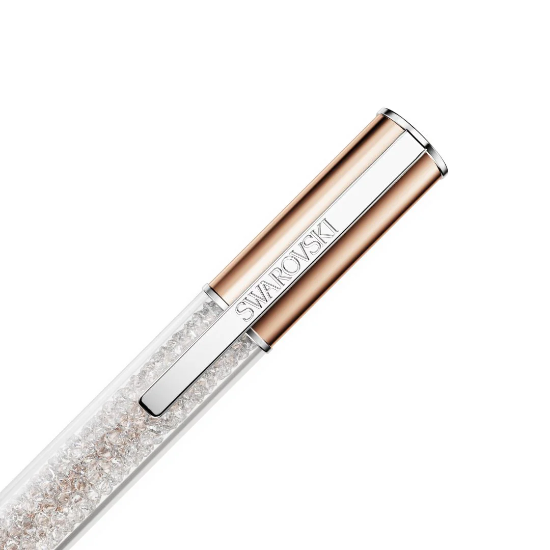 Swarovski Crystalline kuulakärkikynä, rosekullansävyinen ja kirkkaat kristallit, 5717529 - Image 3