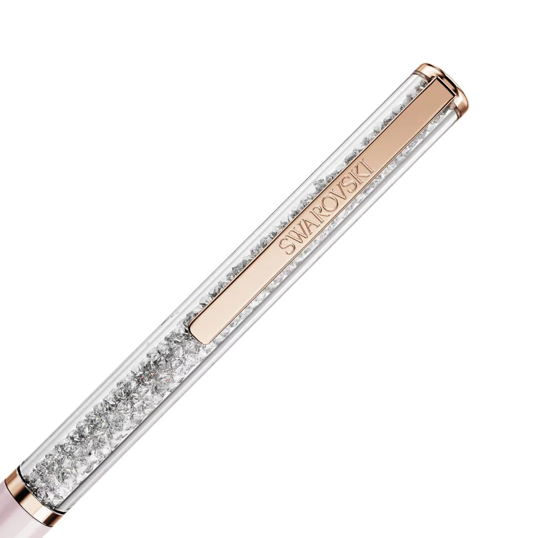 Swarovski Crystalline kuulakärkikynä, ruusukullanväri, vaaleanpunainen ja kirkkaat kristallit, 5709614 - Image 3