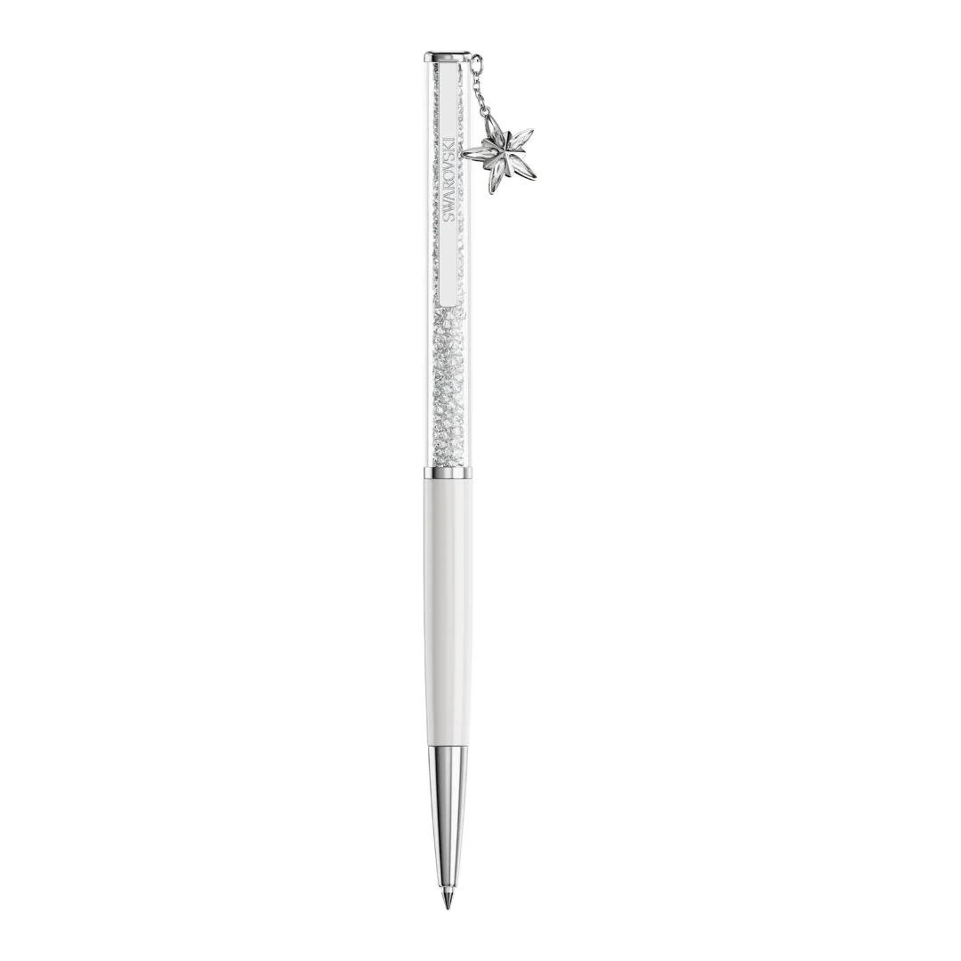 Swarovski Crystalline kuulakärkikynä, valkoinen, kromi ja kirkkaat kristallit, 5717136 - Image 2
