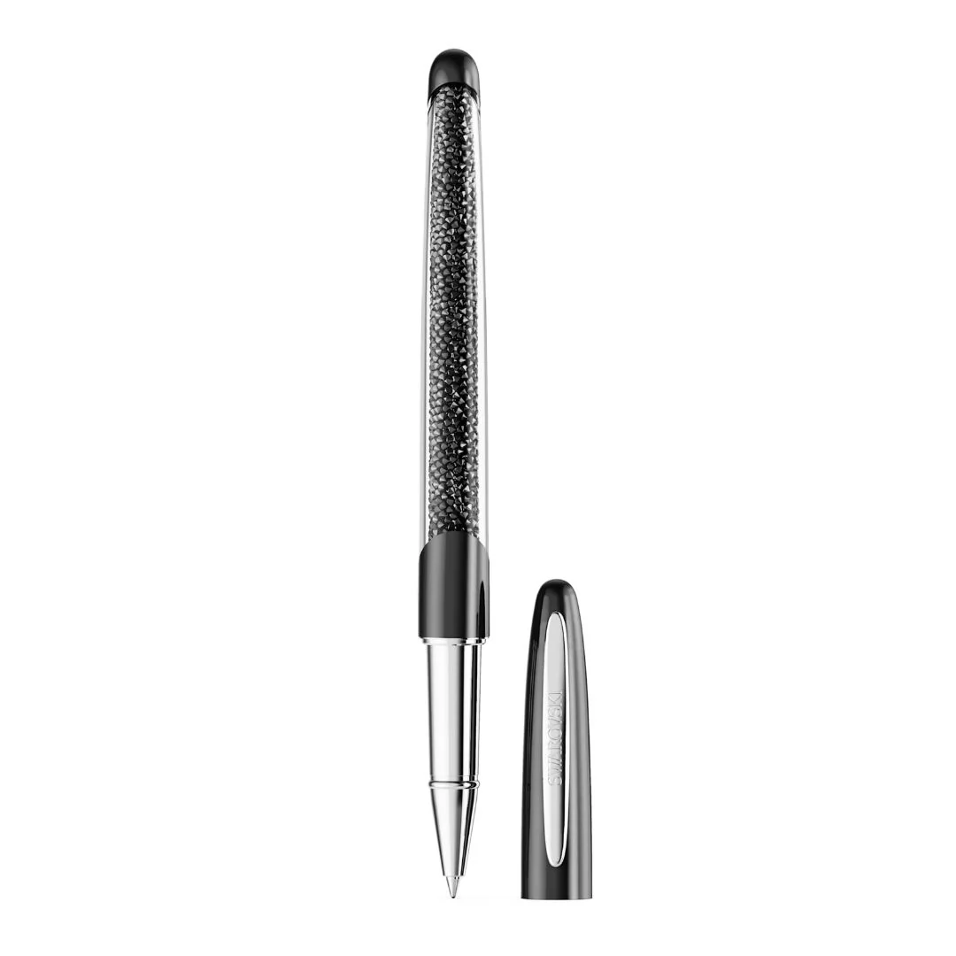 Swarovski Crystalline rollerball-kynä, musta lakka ja mustat kristallit, 5717137 - Image 2