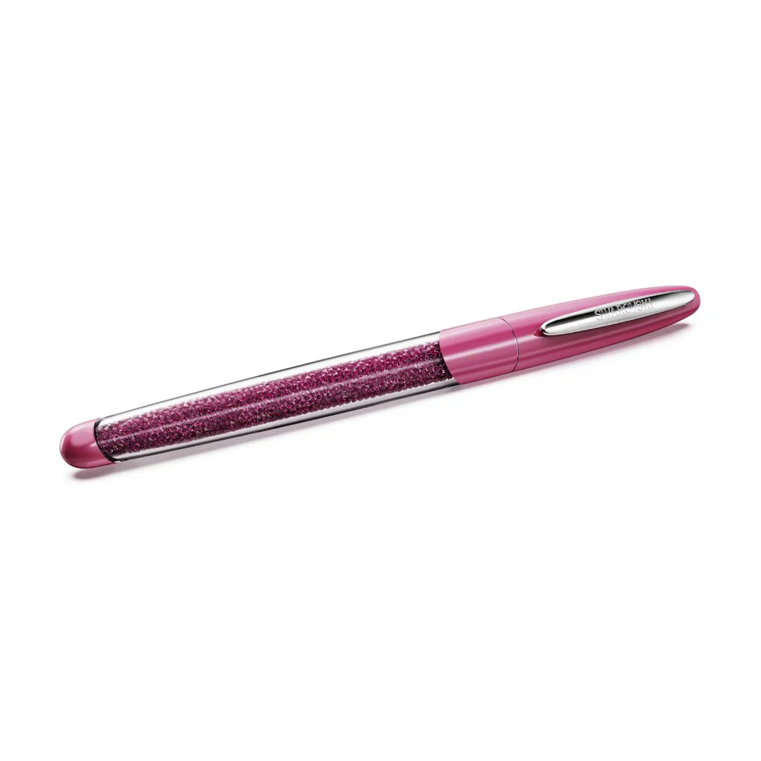 Swarovski Crystalline rollerball-kynä, pinkki lakka ja kristallit, 5717141