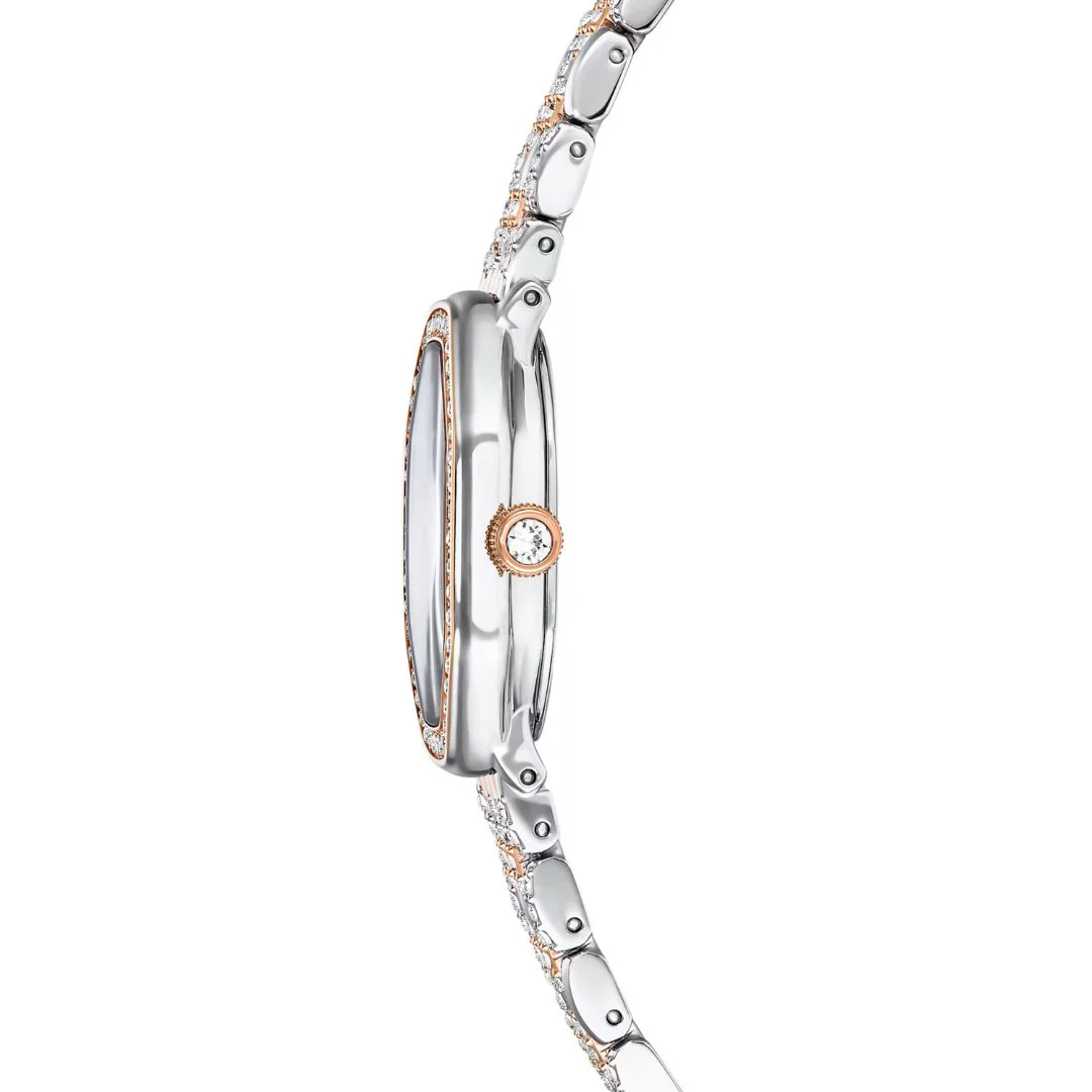 Swarovski Dextera octagon rannekello, hopeanväri, ruusukullanväri ja kirkkaat kristallit, 5715521 - Image 6