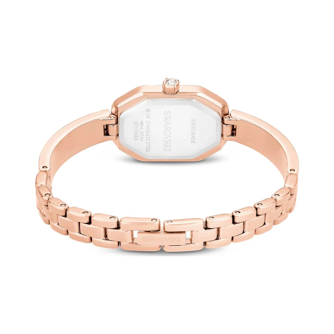 Swarovski Dextera bangle rannekello, ruusukullanväri ja vaaleanpunaiset kristallit, 5717588 - Image 4