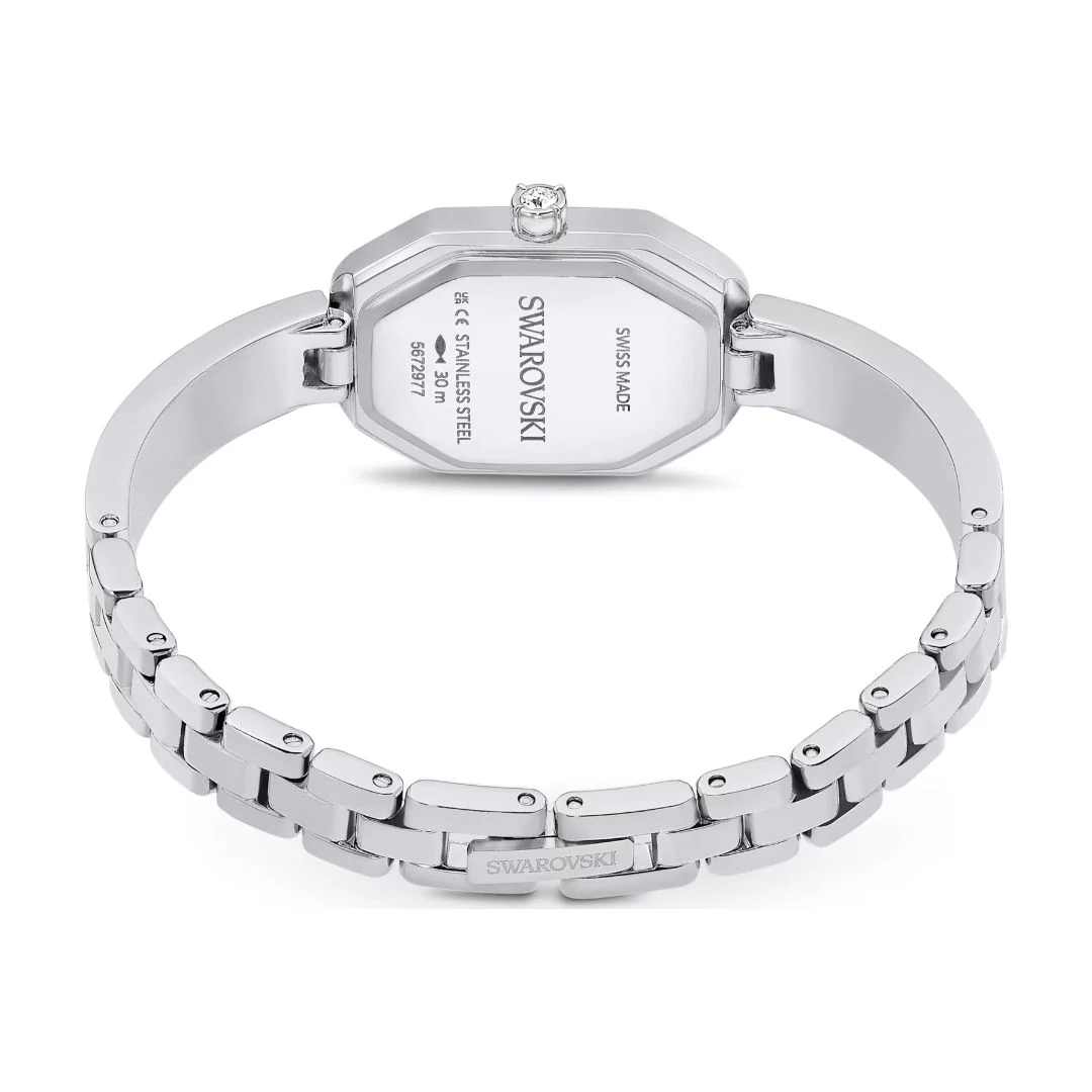 Swarovski Dextera bangle rannekello, vaalea metalli ja kirkkaat kristallit, 5672977 - Image 6