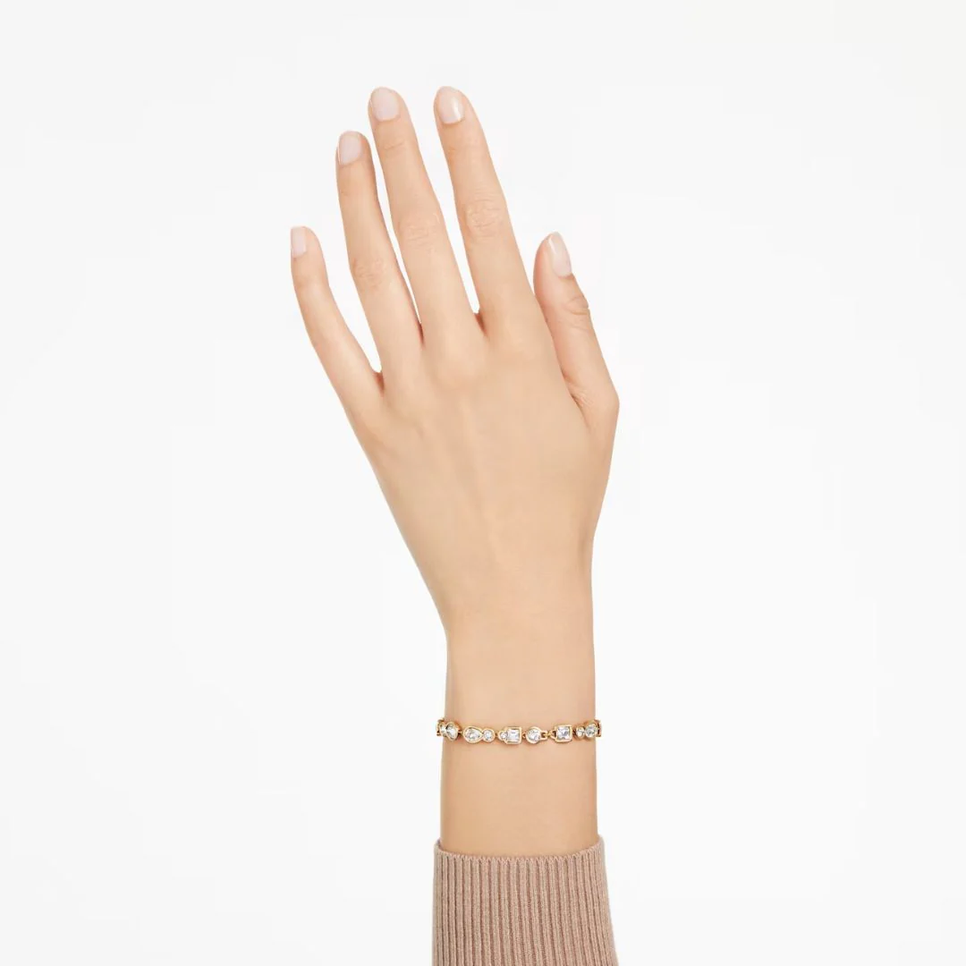 Swarovski Dextera rannekoru, keltakullanväri ja kirkkaat kristallit, 5667044 - Image 2
