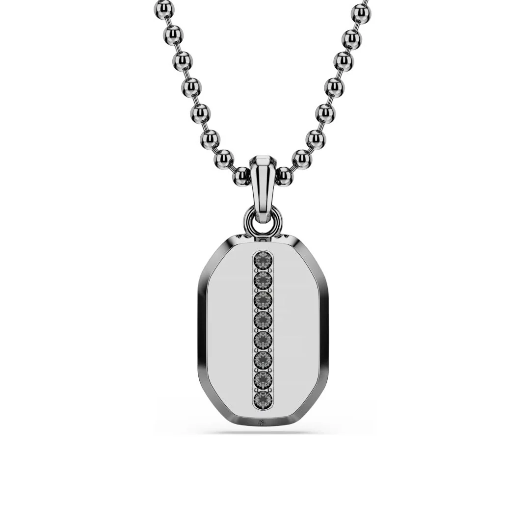 Swarovski Dextera riipus, tumma metalli ja mustat kristallit 5724595 - Image 2