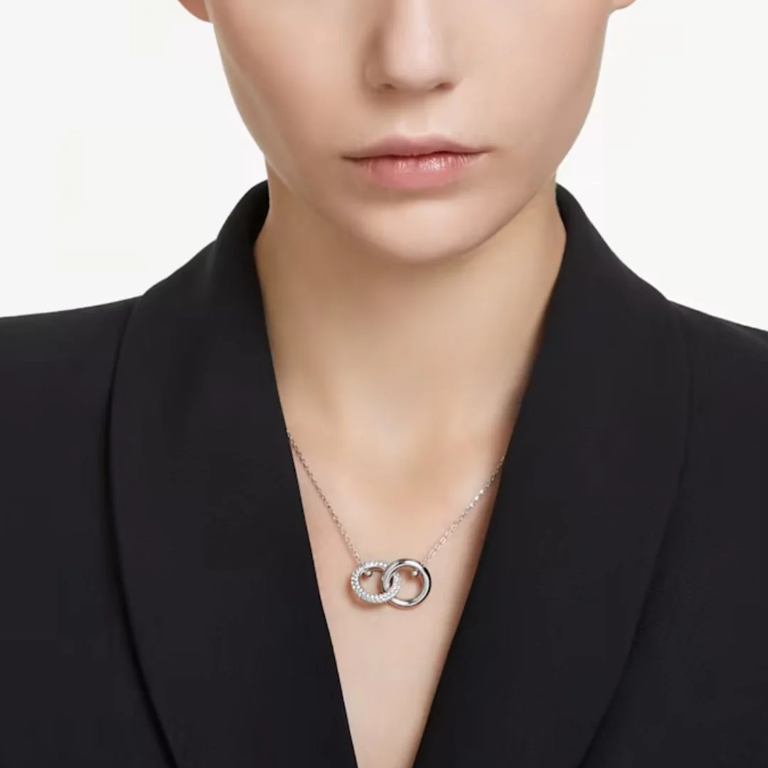 Swarovski Dextera riipus, vaalea metalli ja kirkkaat kristallit 5670251 - Image 3
