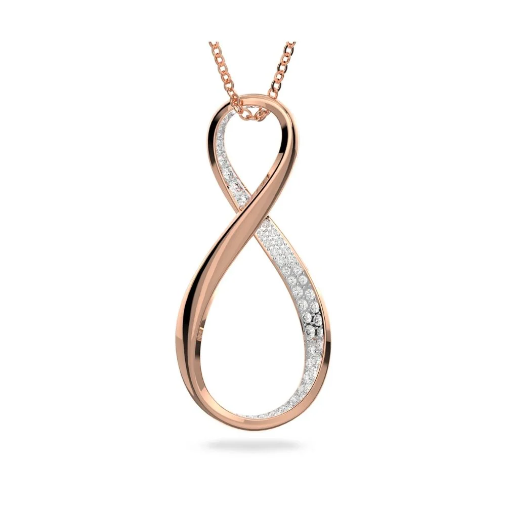 Swarovski Exist kristalliriipus, rosekullan värinen