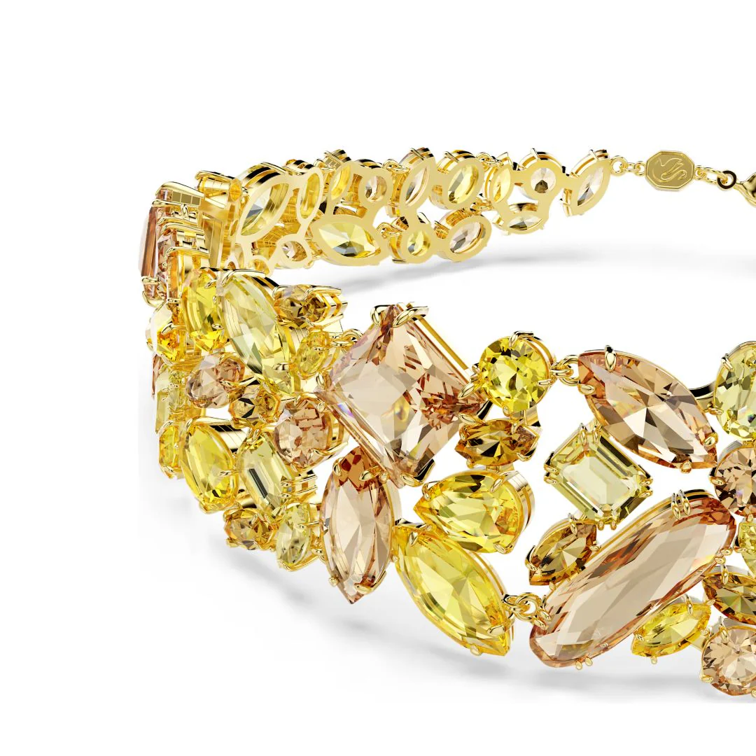 Swarovski Gema Choker kaulakoru, keltakullanväri ja keltaiset kristallit, 5708713 - Image 2