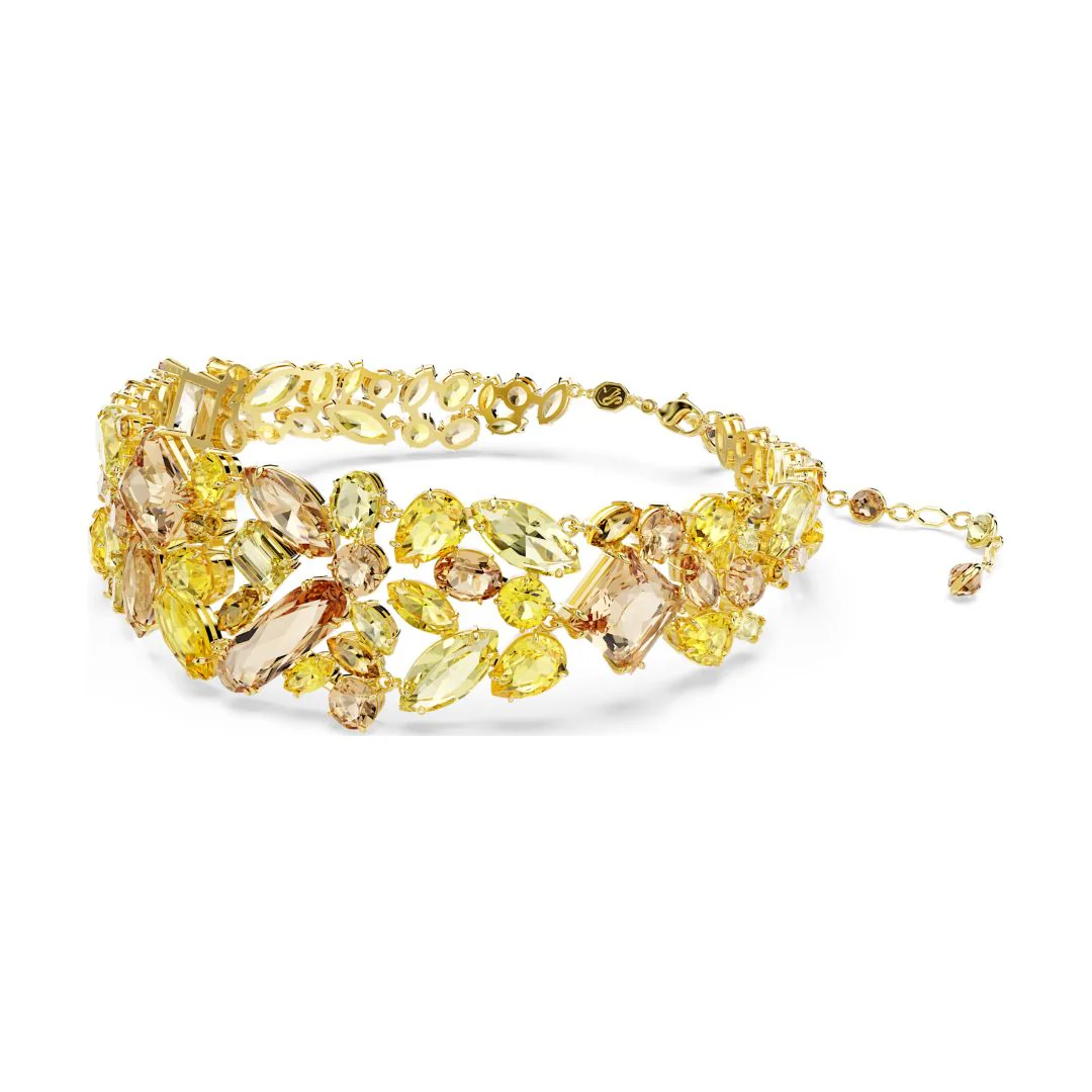 Swarovski Gema Choker kaulakoru, keltakullanväri ja keltaiset kristallit, 5708713 - Image 6