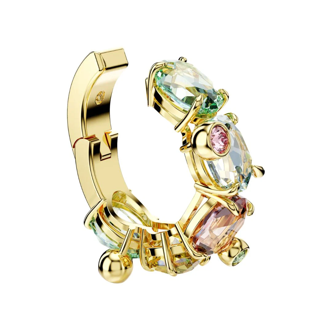 Swarovski Gema Ear Cuff korvakoru, keltakullanväri ja eriväriset kristallit, 5720903 - Image 2